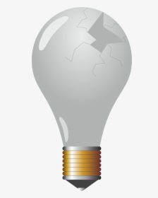 Light Bulb Pear Lamp Free Picture - Broken Light Bulb Png, Transparent Png, Transparent PNG
