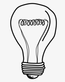 Transparent Broken Light Bulb Png - Light Bulb Sketch Png, Png Download, Transparent PNG