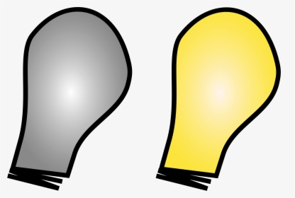Simple Light Bulb On/off Clip Arts - Light Bulb Off And On Png, Transparent Png, Transparent PNG