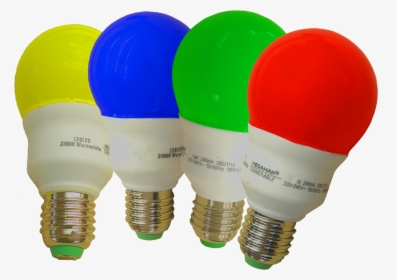 Yellow,blue,green,red Led Golfballs - Compact Fluorescent Lamp, HD Png Download, Transparent PNG