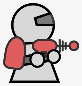 Character With A Gun, HD Png Download, Transparent PNG