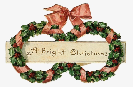 Wings Of Whimsy - Merry Christmas Wreath With Transparent Background, HD Png Download, Transparent PNG