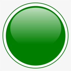 Glossy Green Circle Button Svg Clip Arts - Green Circle Logo Png, Transparent Png, Transparent PNG