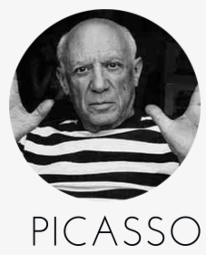 Picasso In Striped Shirt, HD Png Download, Transparent PNG