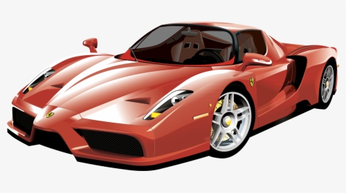 Transparent Race Car Png - Ferrari Vector Png, Png Download, Transparent PNG
