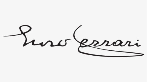 Enzo Ferrari Signature Png, Transparent Png, Transparent PNG