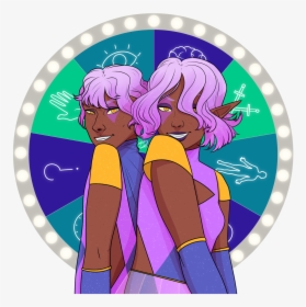 They Re Nearly Identical Dark Skinned Elves, With Short - Edward The Adventure Zone, HD Png Download, Transparent PNG