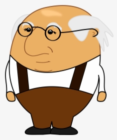 Old Man Clip Art Old Men Clipart - Bold Old Man Cartoon, HD Png Download, Transparent PNG