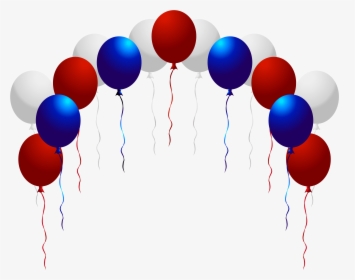 Usa Balloons Png Png Image - Transparent 4th Of July Fireworks, Png Download, Transparent PNG