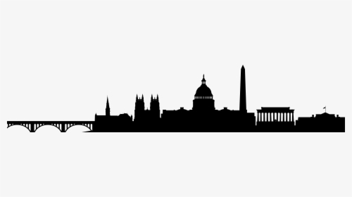 Visiting D - Dc Skyline Silhouette, HD Png Download, Transparent PNG