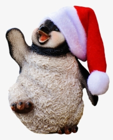 Christmas, Penguin, Santa Hat, Dance, Funny, Figure - Christmas Day, HD Png Download, Transparent PNG