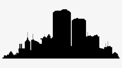 New York City Skyline Silhouette Clip Art - Transparent Silhouette City Png, Png Download, Transparent PNG