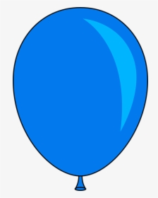 Birthday Party, Balloon, Floating, Blue - One Balloon Clip Art, HD Png Download, Transparent PNG