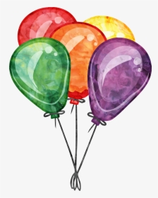 Birthday Clip Art Transprent - Balloons Clipart, HD Png Download, Transparent PNG