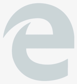 Logo Internet Png Blanc - Microsoft Edge White Icon, Transparent Png, Transparent PNG