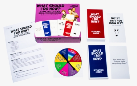 What Should I Do Now Social Decision Making Card Game - Design Card Social Game, HD Png Download, Transparent PNG