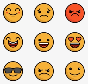 Emoji Icon Packs - Emotions Png, Transparent Png, Transparent PNG