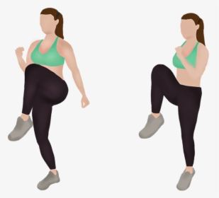 High Knees - Running, HD Png Download, Transparent PNG