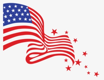 Patriotic Clipart Patriotic Star - Transparent Background American Flag Clipart, HD Png Download, Transparent PNG