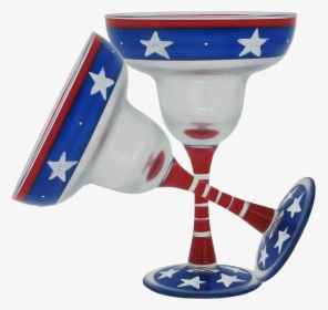 Stars/stripes Margarita Glass Patriotic Collection - Wine Glass, HD Png Download, Transparent PNG