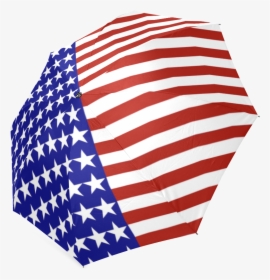 Usa Patriotic Stars & Stripes Foldable Umbrella - Flag Of The United States, HD Png Download, Transparent PNG
