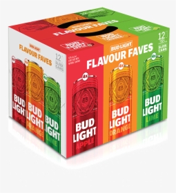 Bud Light Flavor Faves 12 X 355 Ml - Carton, HD Png Download, Transparent PNG