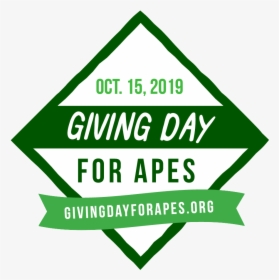 Giving Day For Apes 2019, HD Png Download, Transparent PNG