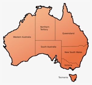 Map Of Australia Png, Transparent Png, Transparent PNG