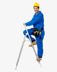 Construction Worker Climbing, HD Png Download, Transparent PNG
