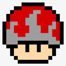 Mario Mushroom Pixel Art, HD Png Download, Transparent PNG