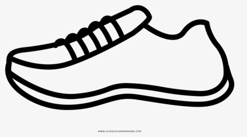 Collection Of Free Sneaker Drawing Shoe Air Jordan - Zapato En Dibujo Para Colorear, HD Png Download, Transparent PNG
