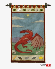 Game Of Throne Conquest Dragon Graphics Tapestry - Game Of Thrones Conquest Dragon Art, HD Png Download, Transparent PNG