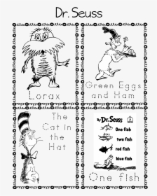 Dr Seuss Worksheets For Kindergarten, HD Png Download, Transparent PNG