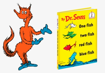 Dr Seuss Clipart Reading - One Fish Two Fish Book, HD Png Download, Transparent PNG