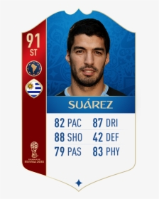 Luis Suarez Fifa 18 World Cup Rating - Chucky Lozano Fifa World Cup 2018, HD Png Download, Transparent PNG