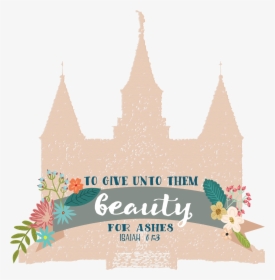 Provo City Center Temple Beauty For Ashes, HD Png Download, Transparent PNG