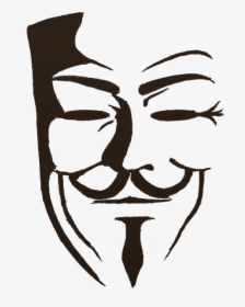 Transparent V For Vendetta Png - V For Vendetta Mask, Png Download, Transparent PNG