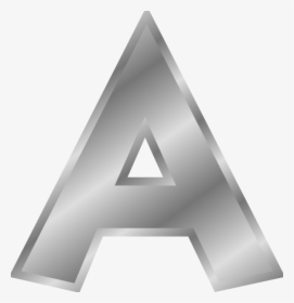 Historic Letter Clip Art - Letter A In Silver, HD Png Download, Transparent PNG