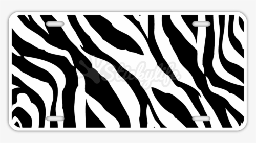 Zebra License Plate - Illustration, HD Png Download, Transparent PNG