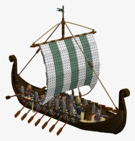 Transparent Boats Medieval - Lego Viking Ship 3d Model, HD Png Download, Transparent PNG
