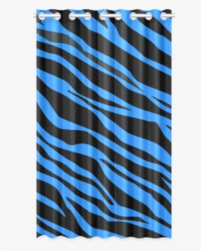Cobalt Blue Zebra Stripes New Window Curtain - Pattern, HD Png Download, Transparent PNG