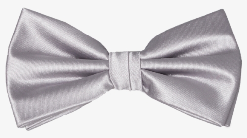 Bow Tie Grey - Transparent Silver Bow Png, Png Download, Transparent PNG