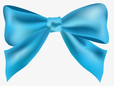 Blue Ribbon Clip Art - Blue Ribbon Bow, HD Png Download, Transparent PNG