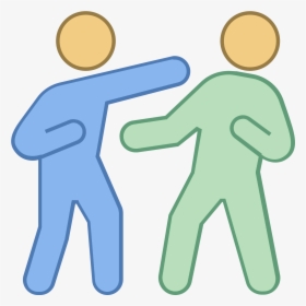 It S An Image Of Two People Boxing - Two People Boxing Clip Art, HD Png Download, Transparent PNG