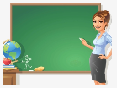 Blackboard Clipart Female English Teacher , Png Download - Enhanced Teacher Education Curriculum Anchored On Obe, Transparent Png, Transparent PNG