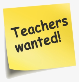 Teachers Wanted - Teacher, HD Png Download, Transparent PNG