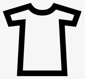 Tshirt Outline - Uniform Icon Png, Transparent Png, Transparent PNG