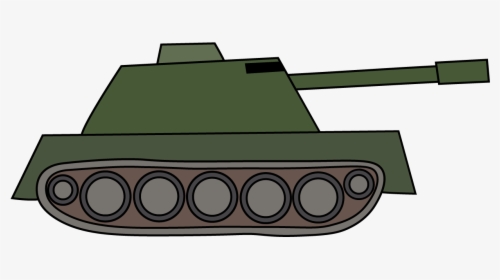 How To Draw A Tank - Easy Military Tank Drawing, HD Png Download ,  Transparent Png Image - PNGitem