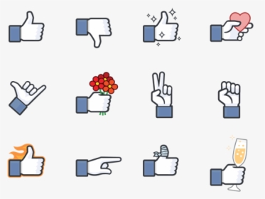 Likes Facebook Stickers - Make Sticker For Facebook, HD Png Download, Transparent PNG