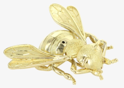 French Hallmarked Vintage Bumble Bee Insect Brooch - Membrane-winged Insect, HD Png Download, Transparent PNG